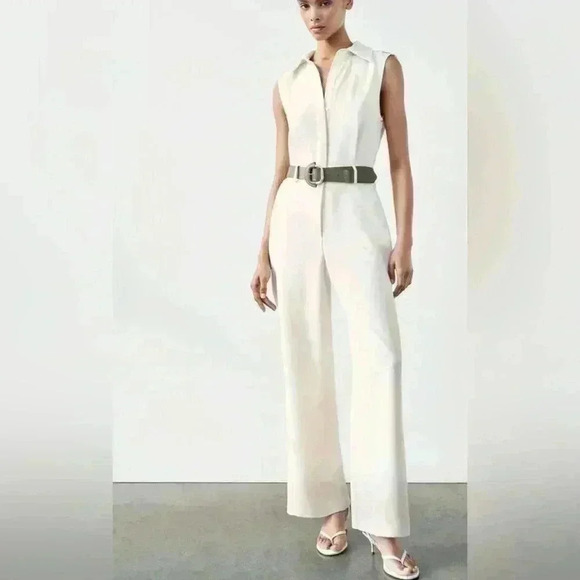 🔥🔥Zara belt jumpsuit - Picture 4 of 5